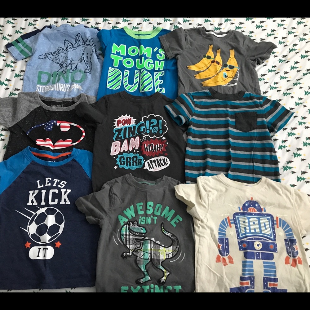 2t Boy T-shirt’s - 11 total